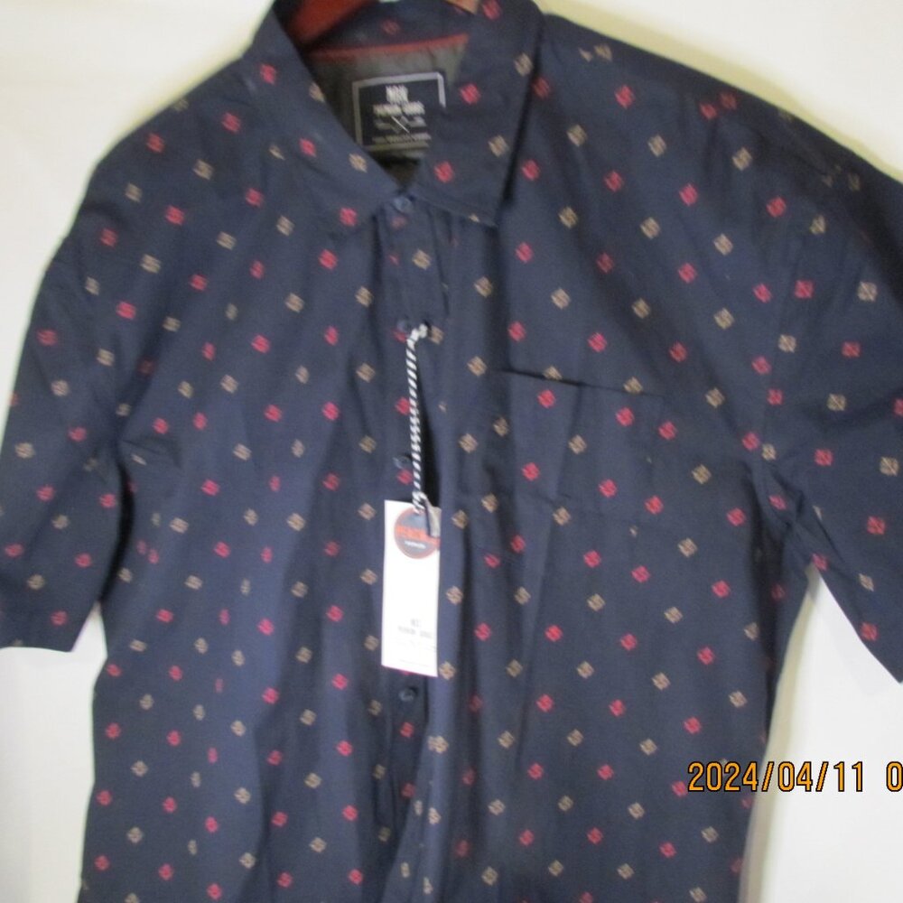 MBX Moody Blue Mens Short sleeve Shirt